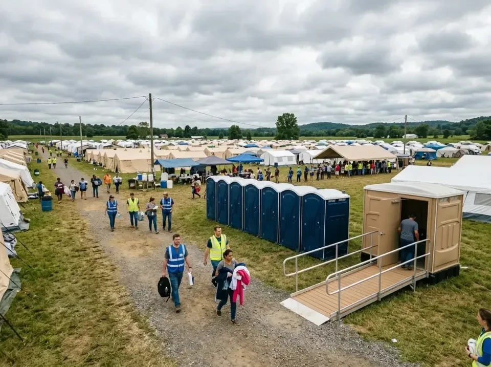 disaster-relief-camp-restrooms-010 — frequently asked questions, Dumpster & Portable Bathrooms Rental in Tillmans Corner, AL